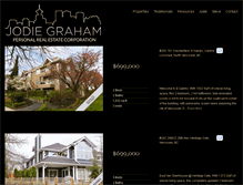 Tablet Screenshot of jodiegraham.com